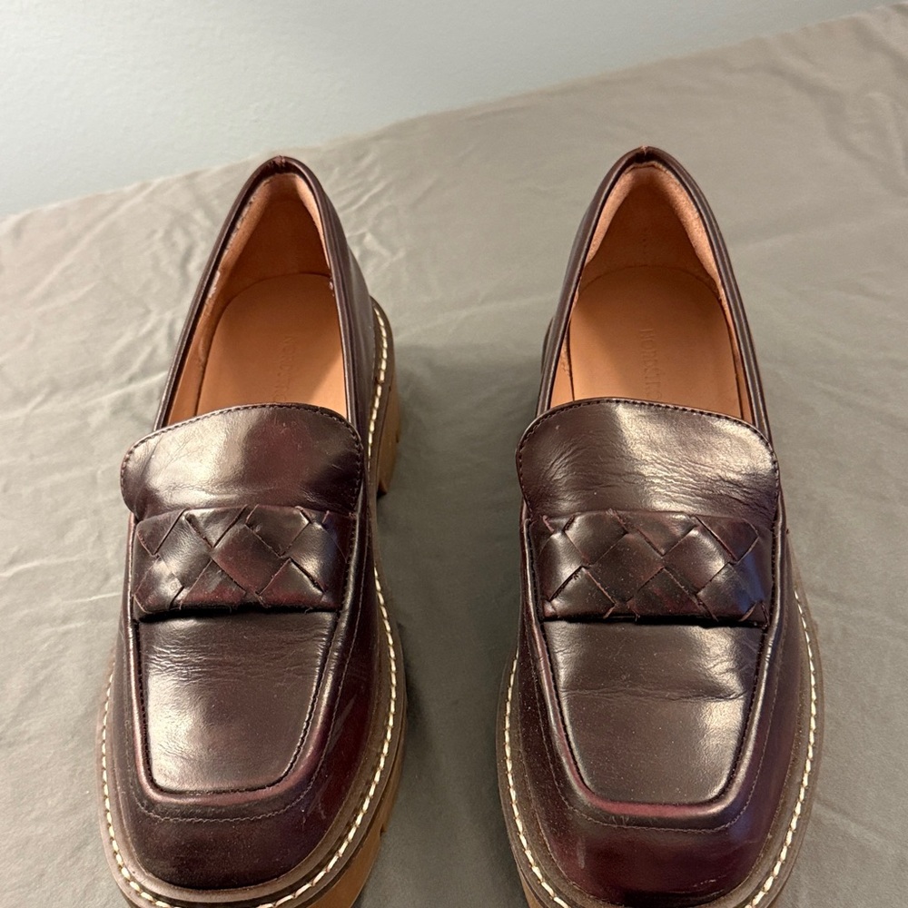 Nordstrom Dark Brown Leather Loafers